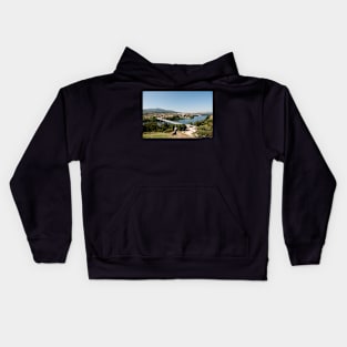 River between portugal and spain Kids Hoodie